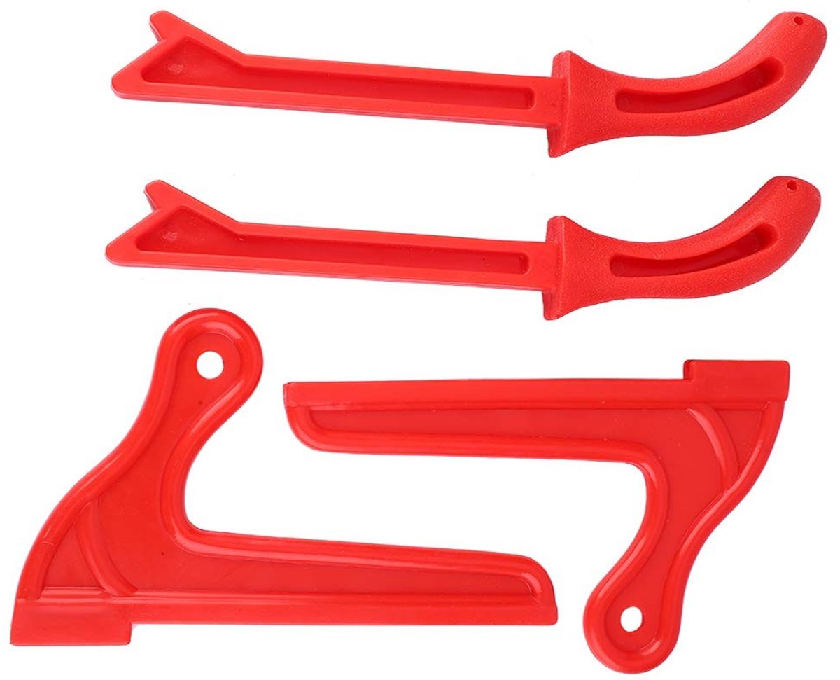 Dailygoods- Push Stick Veiligheid - Houtbewerking Tool - Ergonomisch Handvat - Duurzaam Materiaal - 4 Stuks - Beschermende Handzaag - Houtbewerkingshulpmiddel