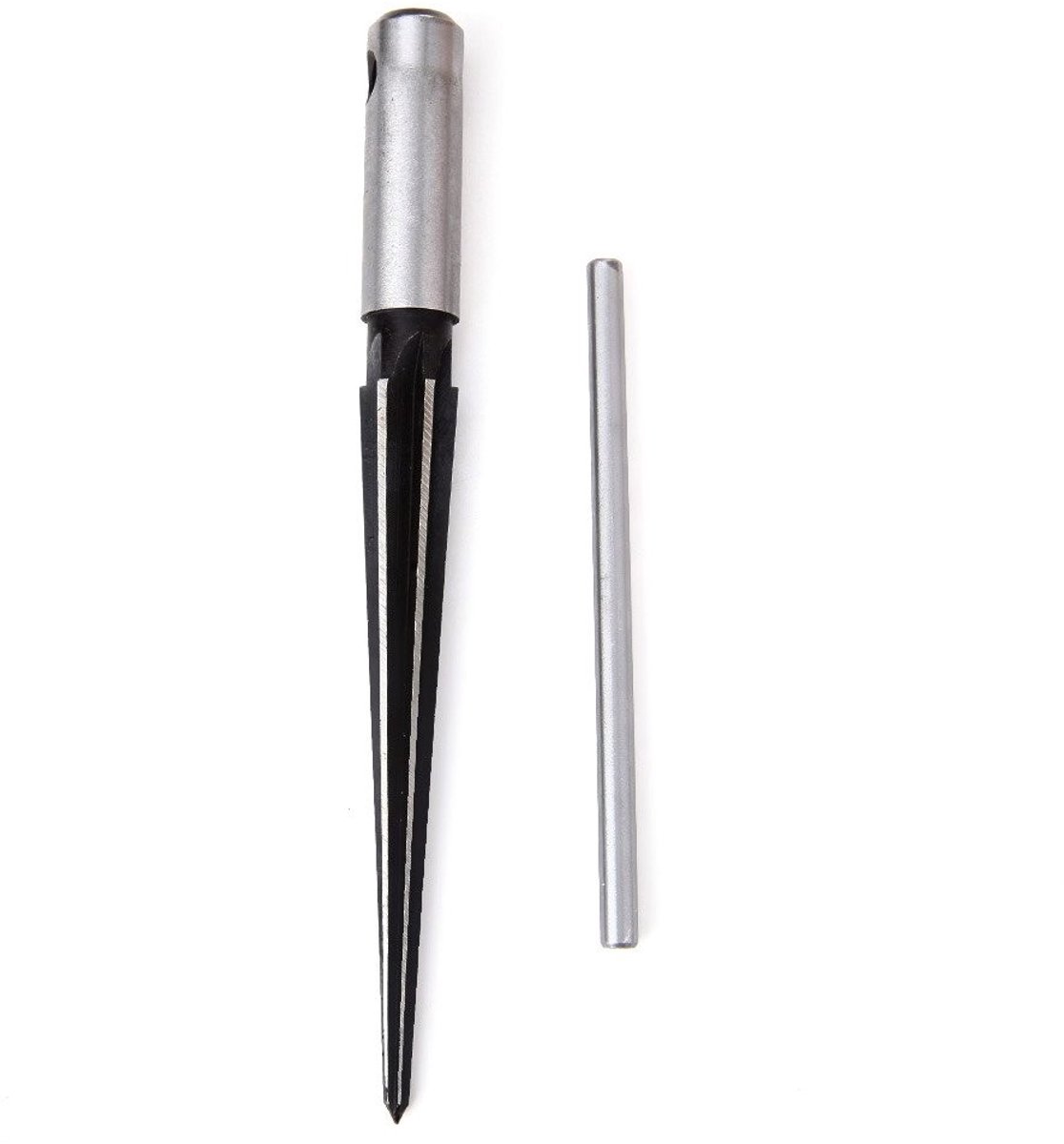 Dailygoods- Boor T-vorm - Taps toelopend - Handgereedschap - Gecanneleerd - Koolstofstaal - Afneembaar handvat - Boorhulp