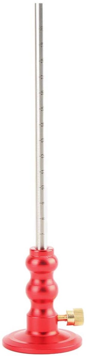 Dailygoods- Markeer Gereedschap Massief Messing - Timmerman Precisie - Gegraveerde Schaal - Eenvoudige Knopassociatie - Extra Mes - Duidelijk Display - Meetgereedschap