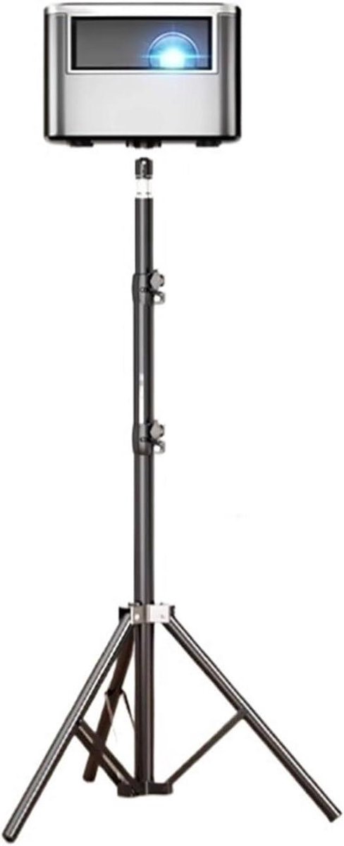 Projector Stand - Beamer Houder - Projecteren Thuis - Verstelbare Hoogte - 44-120cm - Zwart