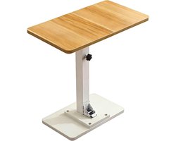 Klaptafel Auto Achterbank - Camper Tafel Boottafel - Kamperen en Reizen - Verstelbare Hoogte Hoek - 45x30 cm - Geel