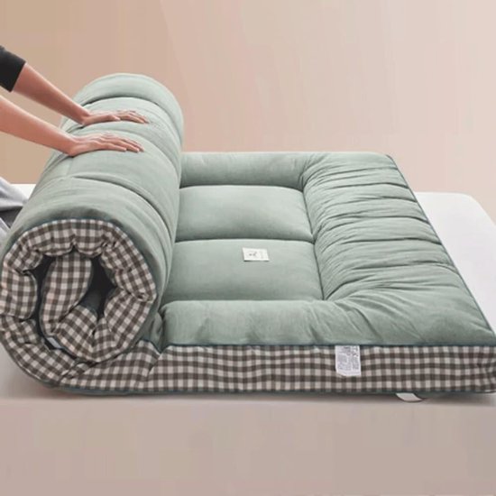 Japanse Futon Matras - Oprolbare Slaapmat - Comfortabel Slapen - Extra Dik Ontwerp - 150 cm x 200 cm — afbeelding 4