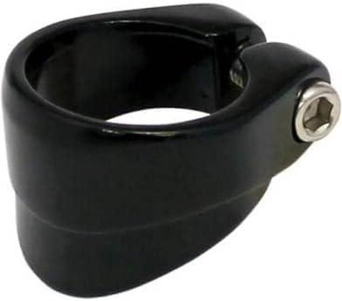 Zadelpenklem - Zadelklem - Fietszadel Monteren - Met Kraag - 34.9mm - Zwart