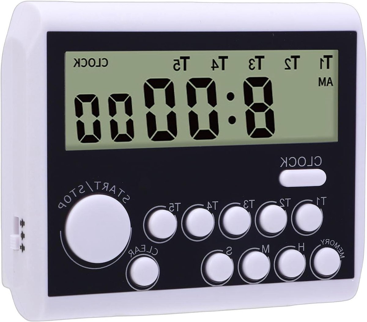 Digitale Timer - Visuele Klok Countdown Timer - Tijd Beheer - Oplaadbaar USB - 8 x 3 cm - Zwart