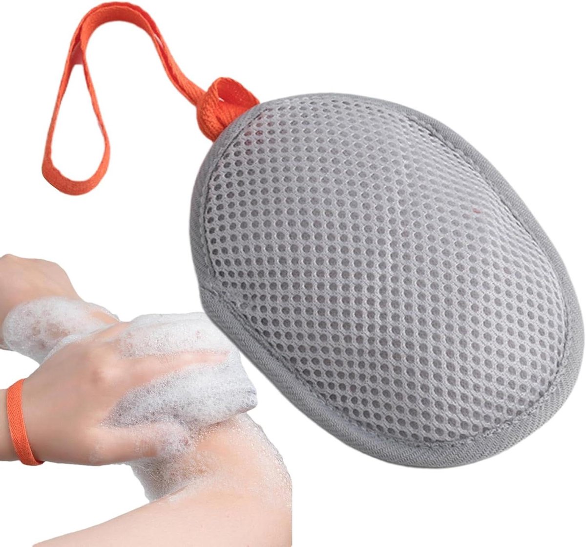 Zeep Net - Scrub Net - Dagelijkse Reiniging - Delicate Schuimtextuur - 10 x 13 cm - Wit
