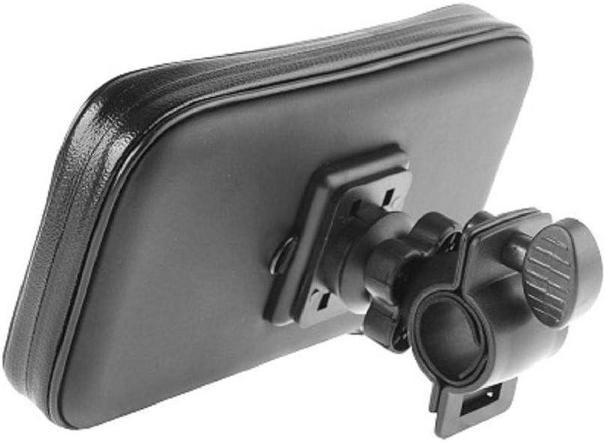 Telefoonhouder Motor - Fiets Mount - Navigeren Fietsen - 360 Graden Draaibaar - 23-28 mm - Zwart