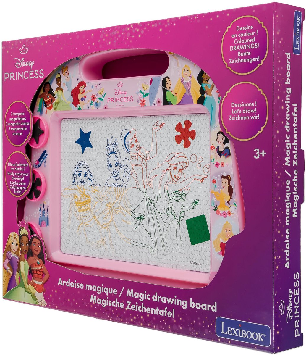 Disney Prinses Magnetisch Meerkleurig Tekenbord met accessoires A5 Formaat
