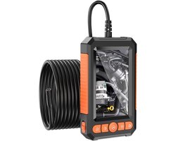 Bregico Endoscoop - Inspectie Camera - Endoscope - Inspectiecamera - Dual Lens - 5 Meter - 4,3 Inch LCD-scherm - Zwart