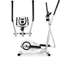 Elliptische Trainer - Hometrainer Crosstrainer - Thuis Fitness - 12 Weerstandsniveaus - 120 kg Max - Wit