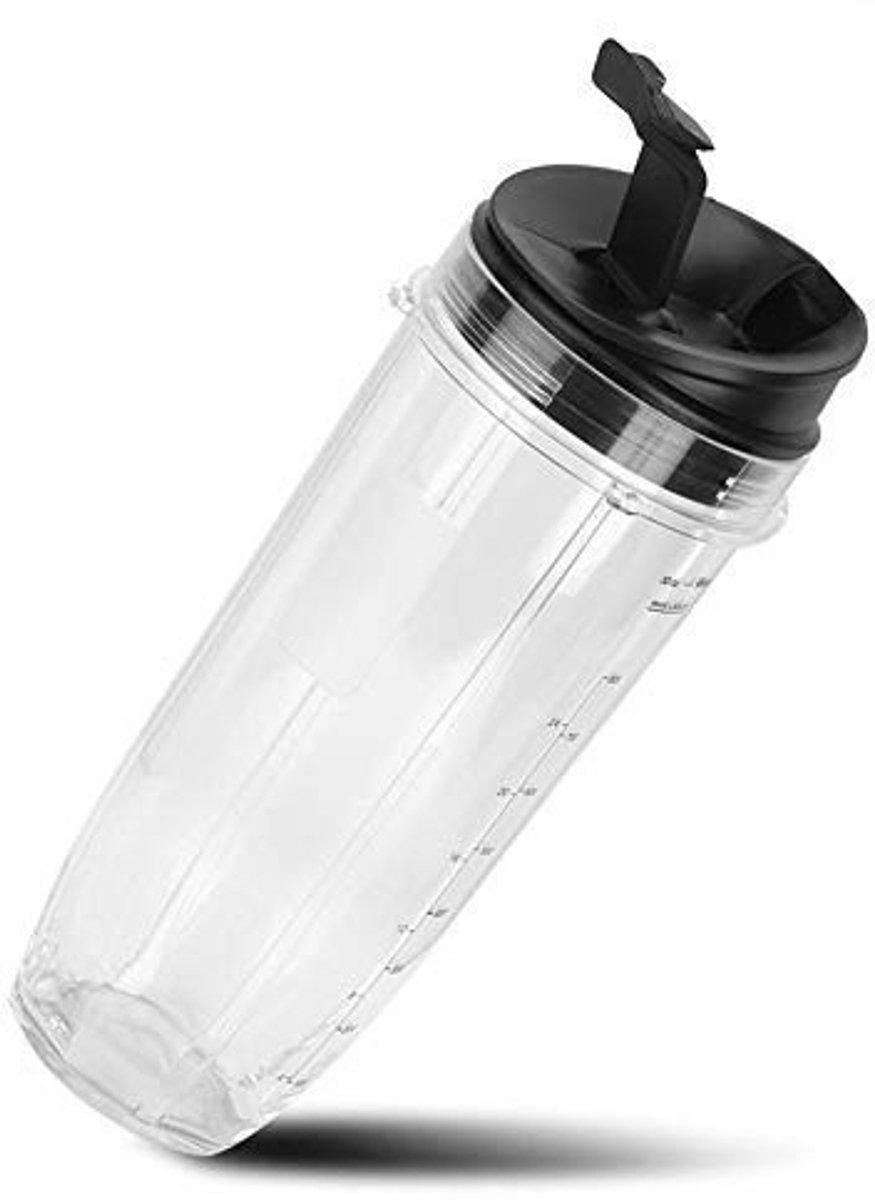 Dailygoody OmGoods Dailygoody Spare Parts Mixer Onderdelen Hoogwaardige Kwaliteit Transparant Voor 900W en 1000W Mixers Set met Beker en Deksel Geschikt vo