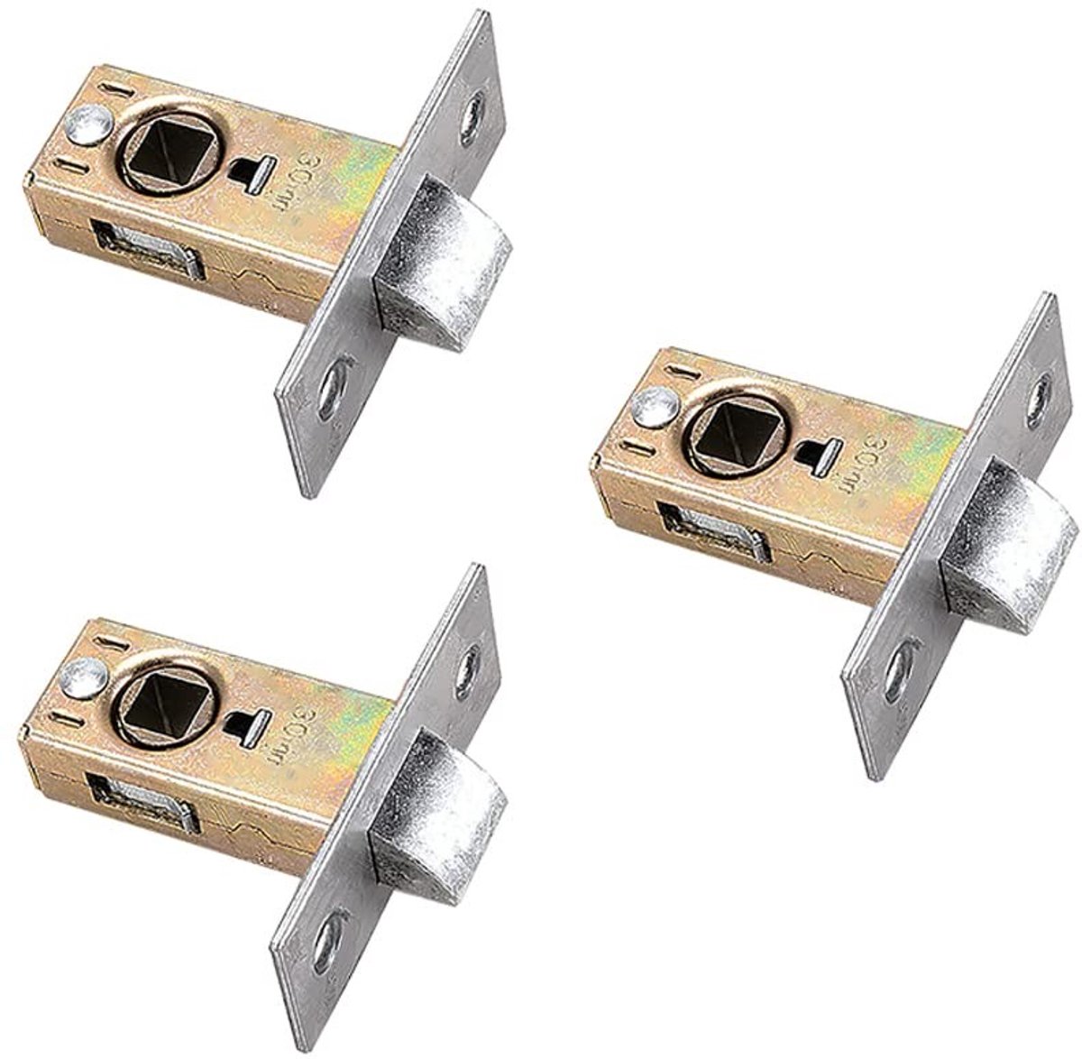 Dailygoody - grendels - deur luik vangst - roestvrij staal - kwaliteits latches - 3 stuks - geschikt voor deuren en hevelhandgrepen