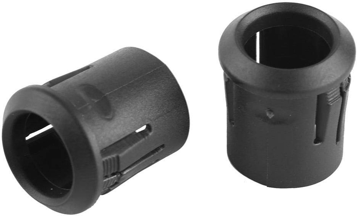 Dailygoody - LED Holder - Lamp Fitting - Makkelijk te installeren - Zwart - Diode Houder - Geschikt voor verschillende LED maten - 50 stuks
