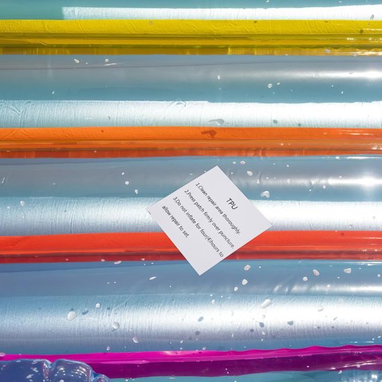 Reparatiefolie Zwembad - Lichtgewicht Plakker - Snelle Reparatie - Zelfklevend - 20 Vel - Transparant — afbeelding 3