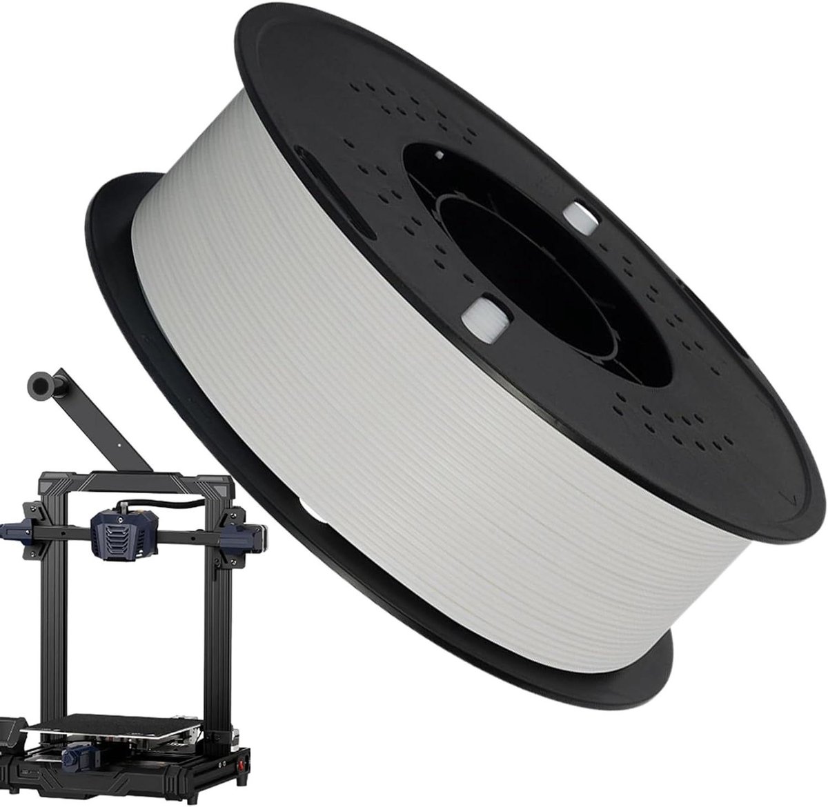 3D Printer Filament - Print Materiaal - Modelbouw Prototyping - Hoge Maatnauwkeurigheid - 175 mm - Wit