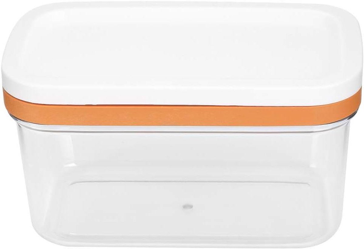 Botersnijder Kaasdoos - Keuken Opberger - Vers Houden - Uniforme Plakjes - 16.8 cm - Transparant