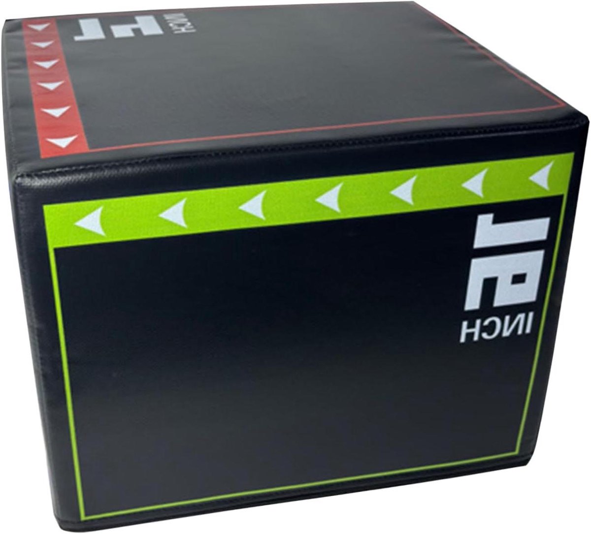 Jump Trainingsbox - Fitness Stap - Kracht Opbouwen - Verstelbare Hoogte - 40 x 30 cm - Zwart