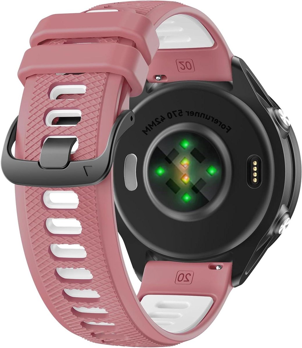 Garmin Reservearmband - Siliconen band - Smartwatch vervangen - Snelsluiting systeem - 20 mm - Blauw