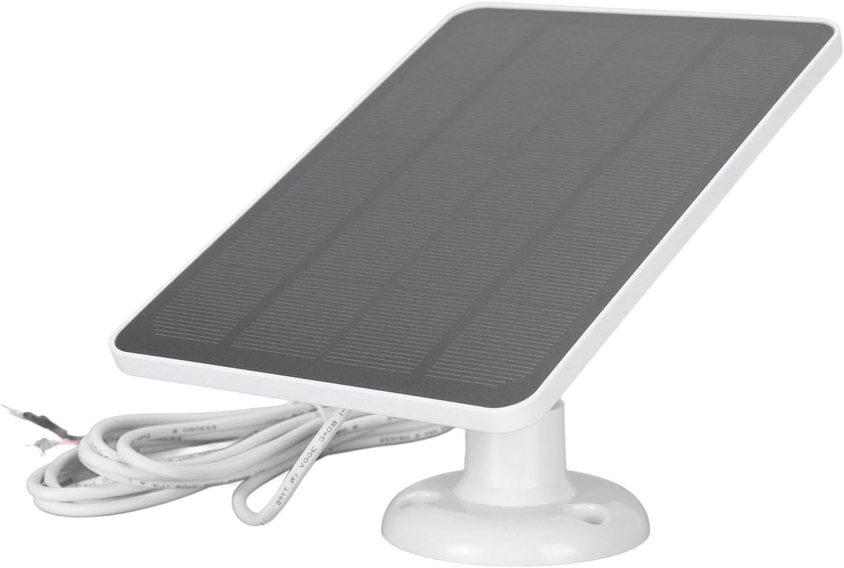 Zonnepaneel Deurbel - Solar Charger - Deurbel Opladen - IP66 Waterdicht - 10 Watt - Zwart