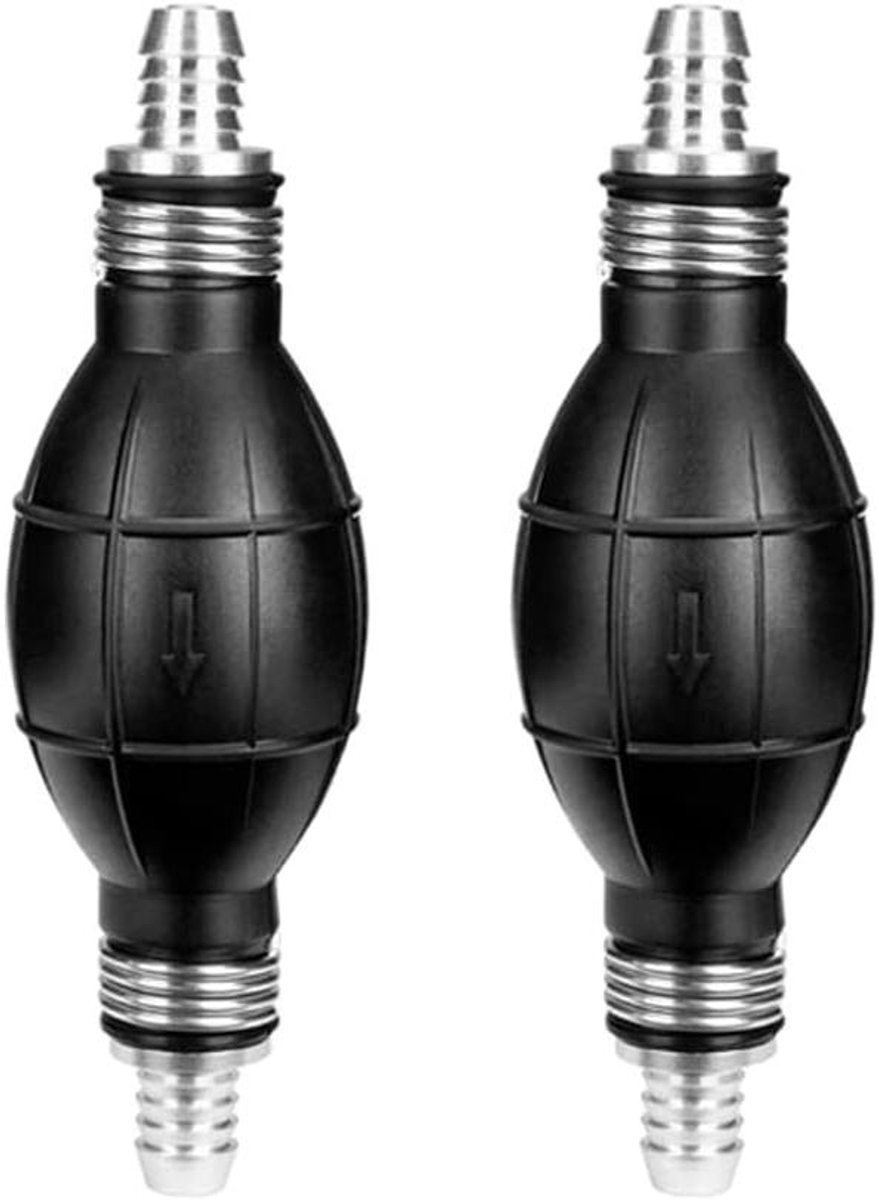 Brandstofpomp Primer Bulb - Handpomp Diesel Benzine - Brandstof Toevoeren - Eenrichtings Kleppen - 12mm - Aluminium