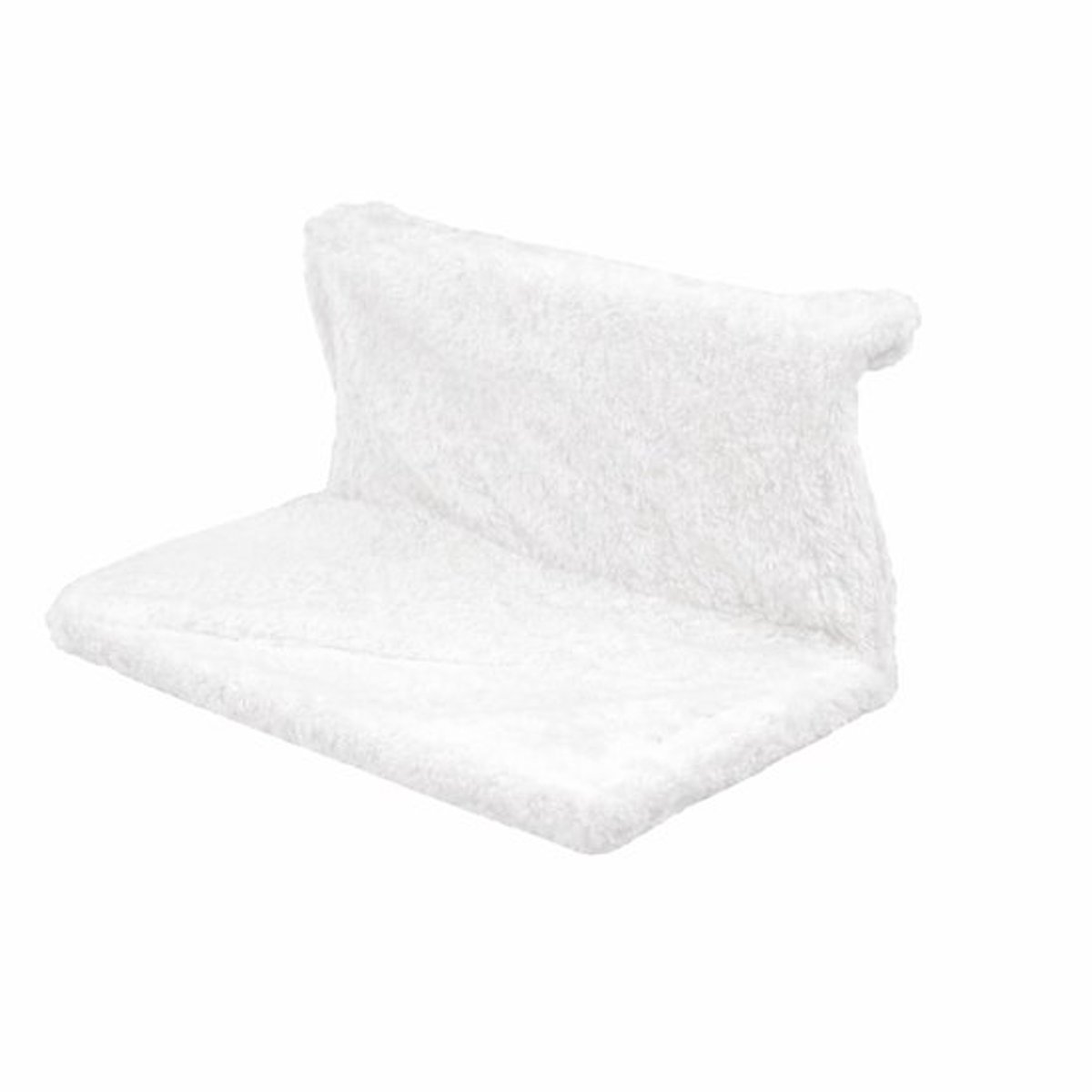 Jurrys Kattenhangmat - Hangbed - Kattenmand - Kattenbed - Radiator - Zachte Pluche Hoes - Verwarming - Wit - Afmeting 46×30×25cm