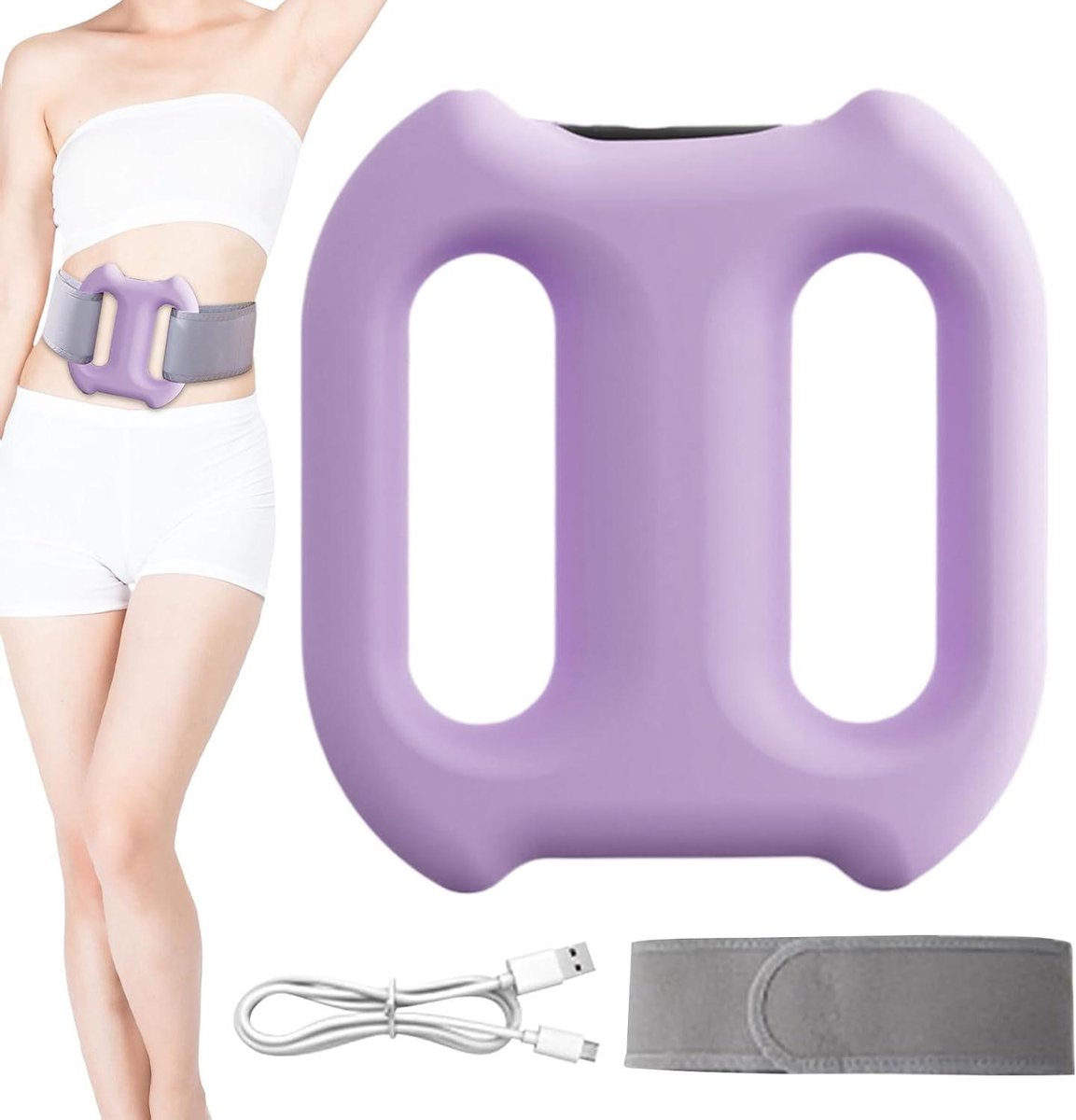 Fascia Massager - Cellulite Tool - Spierherstel - Diepe Weefsel Stimulatie - 14x13.5x2cm - Violet