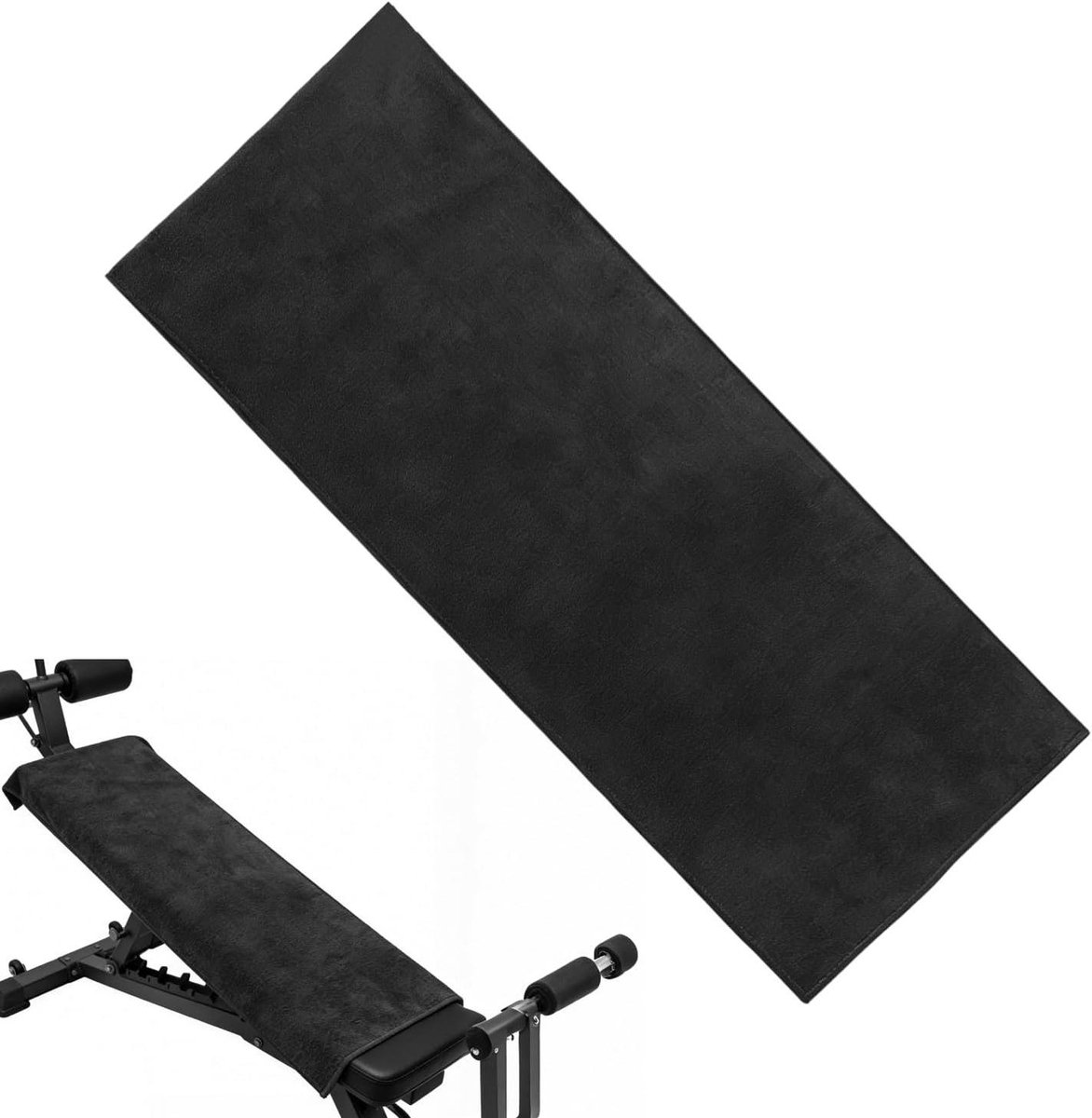 Sporthanddoeken - Fitness Handdoeken - Intensieve Trainingen - Geoptimaliseerde Zweetabsorptie - 50 x 120 cm - Zwart