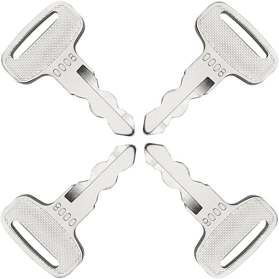 Set van 4 Golfkar Sleutels en Sleutelhangers, Vervangende Socket Sleutels, Geschikt voor JU2-H2511-00/8000, Ideaal voor Golfcart Accessoires en Onderhoud — afbeelding 2