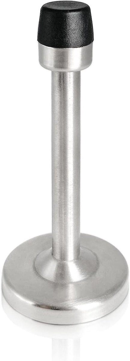 Deurstopper van 5 inch, wandmontage, geluidsreducerende rubberen bumper, wandbeschermer voor thuis en kantoor