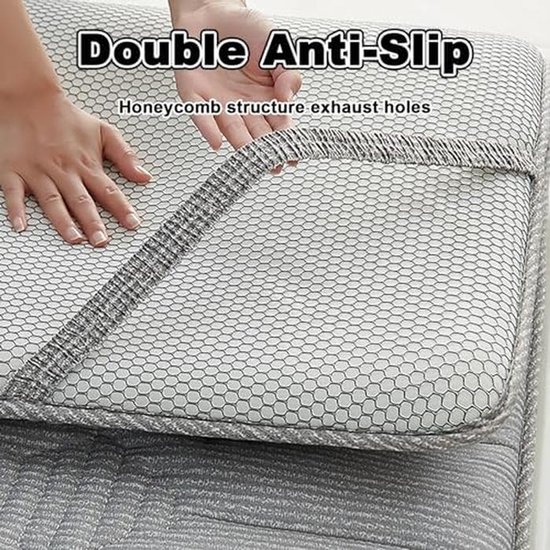 Japanse Vloermatras - Opvouwbaar Slaapkussen - Comfortabel Slapen - Extra Dik Ergonomisch - 100x200 cm - Roze — afbeelding 2