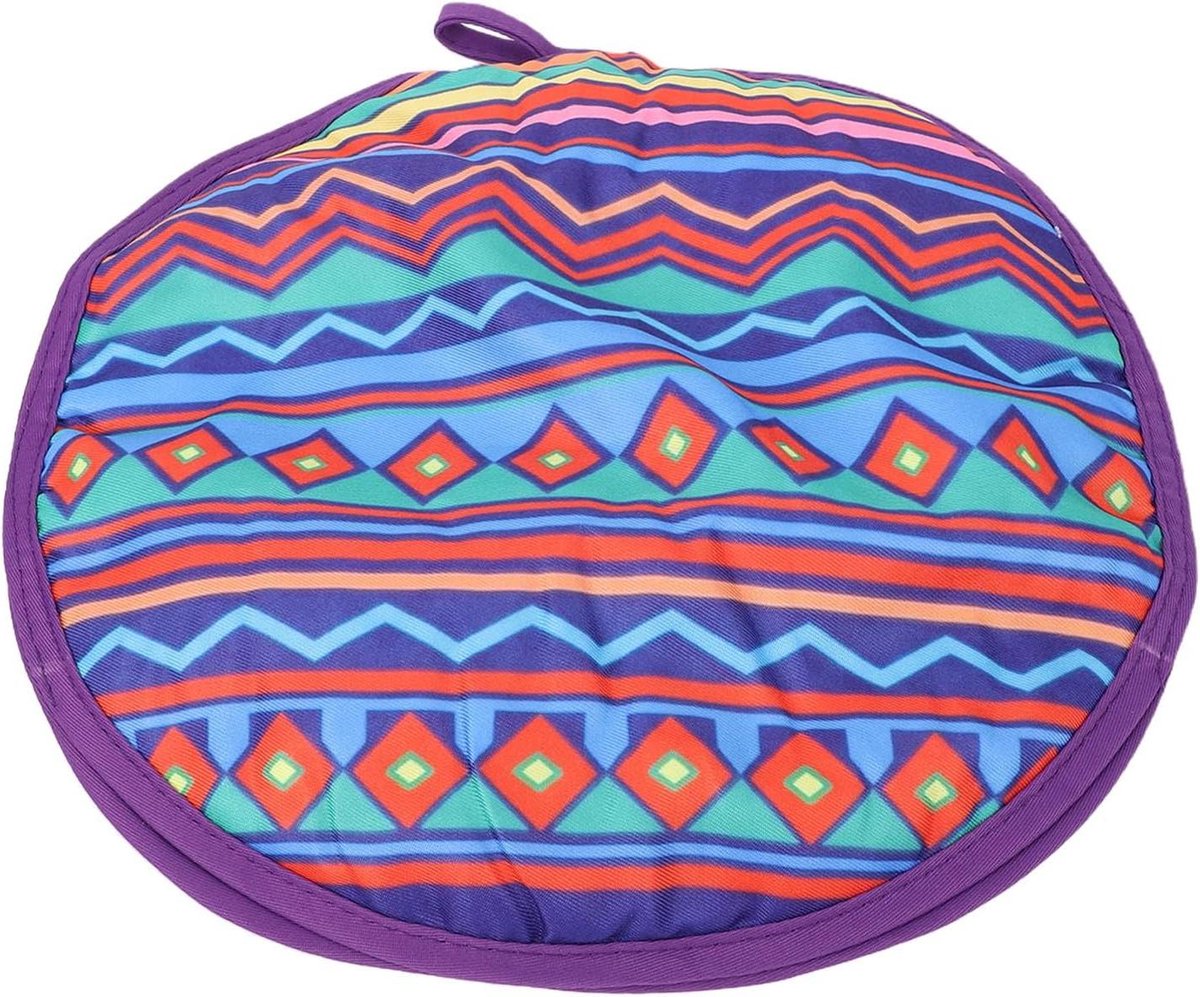 Tortilla Warmer Zakje - Broodwarmer Pita Warmer - Warme Tortilla's Serveren - Magnetronbestendig - 30 cm Diameter - Grijs