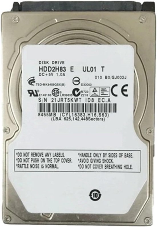 Interne Harde Schijf - HDD Laptop - Opslag Uitbreiden - 2.5 inch Formaat - 1000 GB - Zilver van Interne Harde Schijf — afbeelding 4