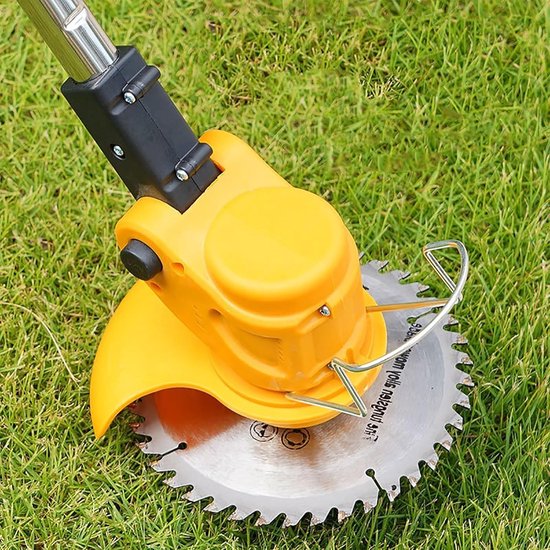 Elektrische Onkruidverdelger - Draadloze Grastrimmer - Gazon Onderhoud - 3 Verschillende Bladen - 85-125 cm - Niet gespecificeerd — afbeelding 4