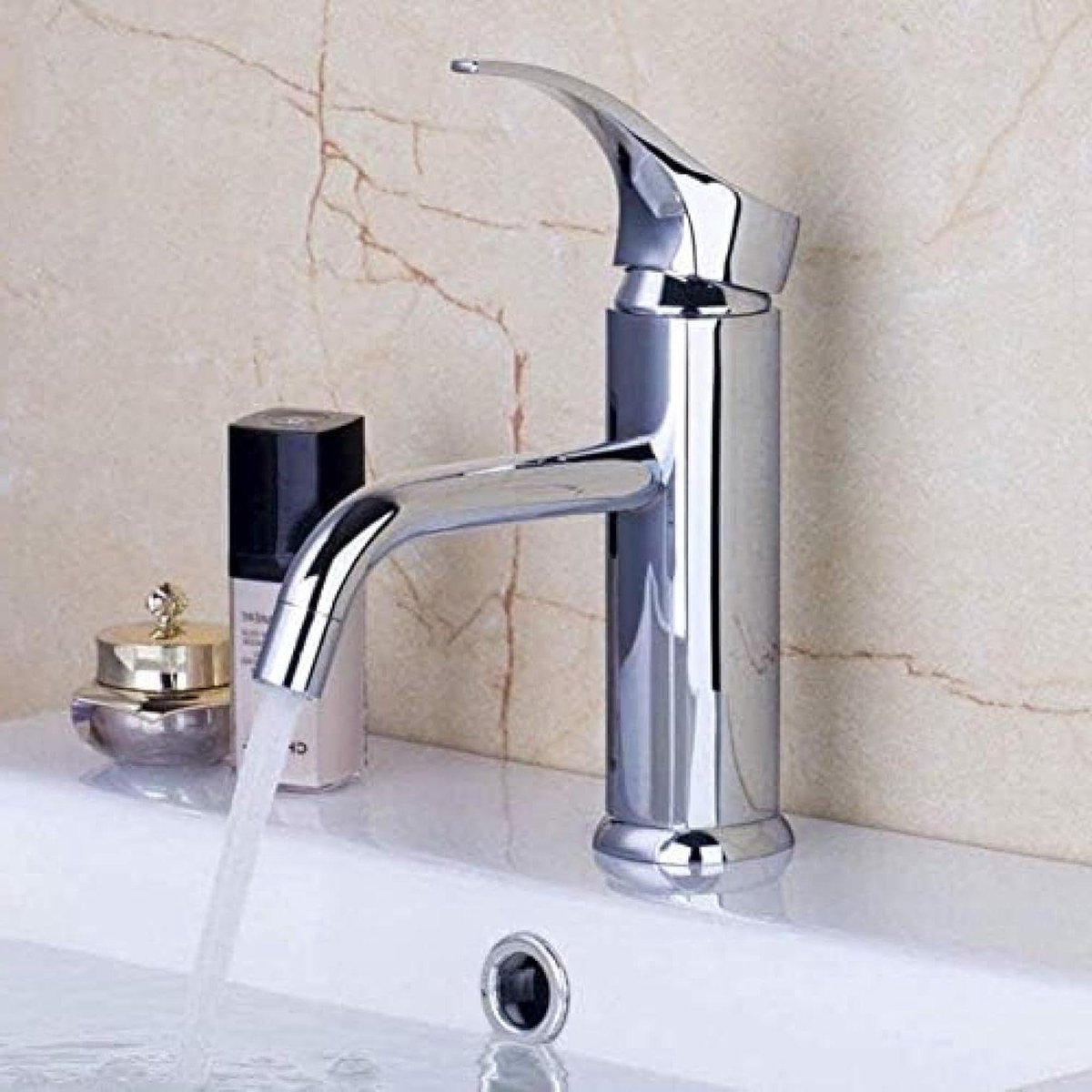 Keukenmengkraan - Wastafelkraan Badkamer - Water Gebruiken - Keramische Cartridge - Single Hole - Chroom