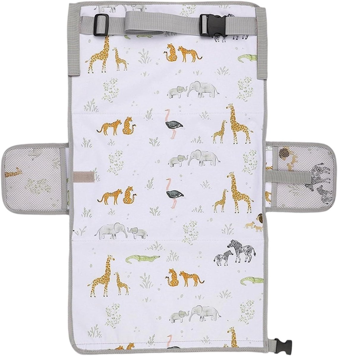 Vliegtuig Zitverlenger - Reisbed Baby - Comfortabel Reizen - Opvouwbaar Ontwerp - 76 x 44.5 cm - Afrikaanse weiden