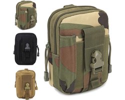 Multifunctionele Poly Tool Holder, Tactical Molle EDC Pouch, Utility Gadget voor Sport, Hiking en Camping met Telefoonhouder