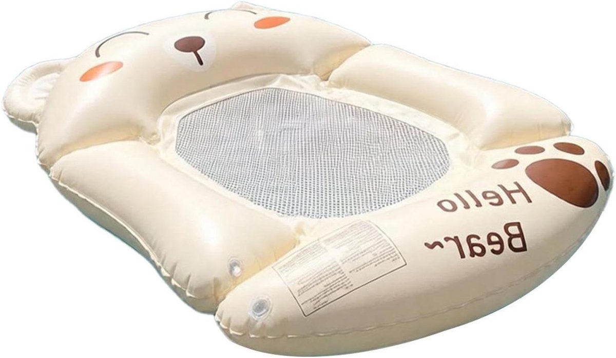 Zwembanden Volwassenen – Opblaasbaar Zwembadbed – Waterpret Ontspannen – Ergonomisch Ontwerp – 120x125x20cm – Kaki Beer Zwembanden Volwassenen – Opblaasbaar Zwembadbed – Waterpret Ontspannen – Ergonomisch Ontwerp – 120x125x20cm – Kaki Beer