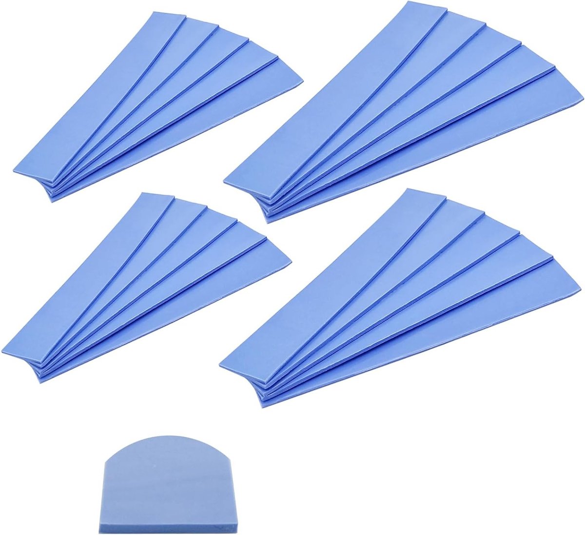 Siliconen Thermische Geleidingspads 120 x 20 x 1.5 mm voor SSD, CPU, GPU Koeling - 6.0W/mk Geleiding, Zacht en Veilig in Gebruik