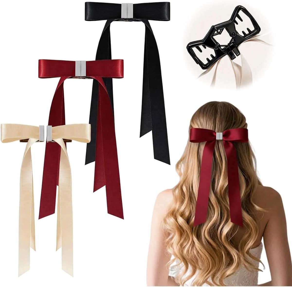 Magnetische Haarclips - Haar Accessoires Styling Clips - Haar Stylen - Naadloos 2-in-1 Ontwerp - 20 g - Multicolor