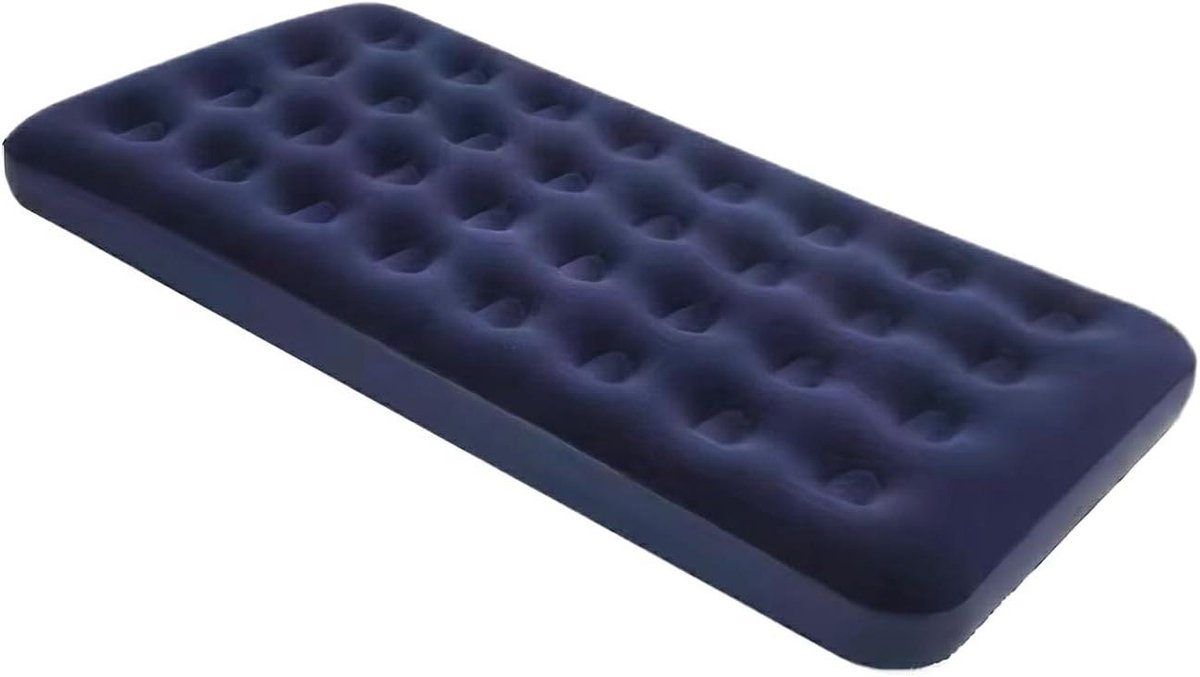 Luchtbed - Opblaasbaar matras - Kamperen en logeren - Ingebouwde pomp - Twin Size - Brochure