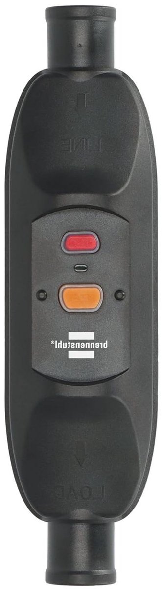 Beveiligingsautomaat - Aardlekschakelaar - Elektrische Veiligheid - Tweepolige Uitschakeling - IP66 - Zwart