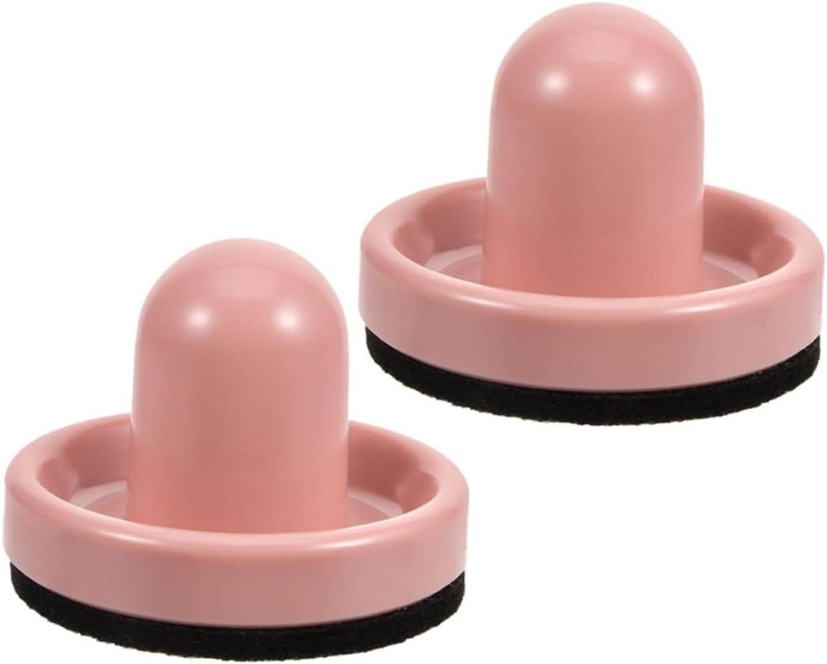 Airhockey Accessoires - Duwers Stokken - Spel Verbeteren - Duurzaam ABS Materiaal - 7.6 cm - Roze