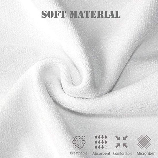 Handdoek poncho - Kleedjas met capuchon - Na het zwemmen - Sneldrogend microvezel - 60x60 cm - Uil — afbeelding 4