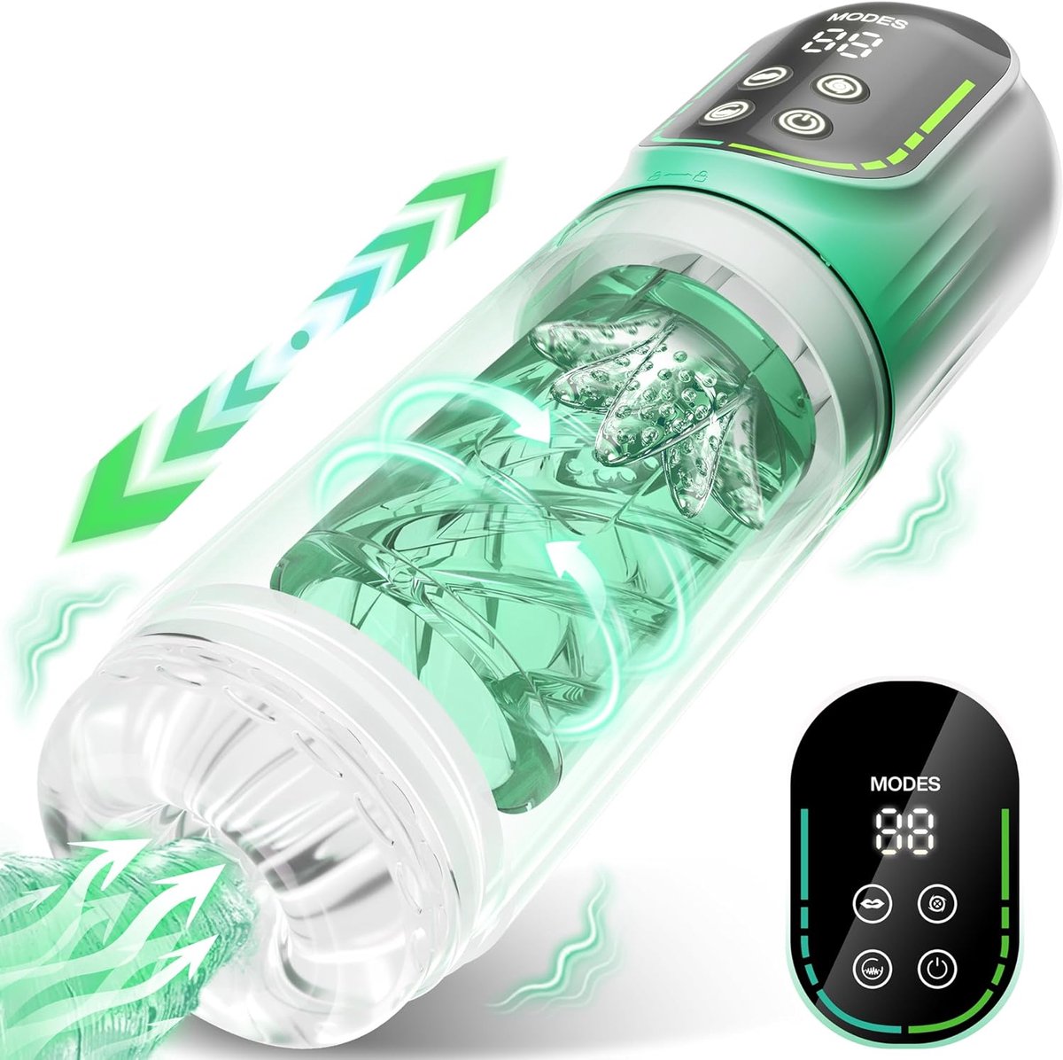Daity Mastubator – Automatische High-Tech Masturbator voor Mannen Masturbator voor Man - Sex Toys voor Mannen - Blowjob Simulator - Masturbators - verschillende Modes - Pocket Pussy - Automatisch t