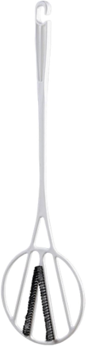 Tapijtklopper - Stofverwijderaar - Tapijten Reinigen - Lange steel - 55.5 cm - Wit
