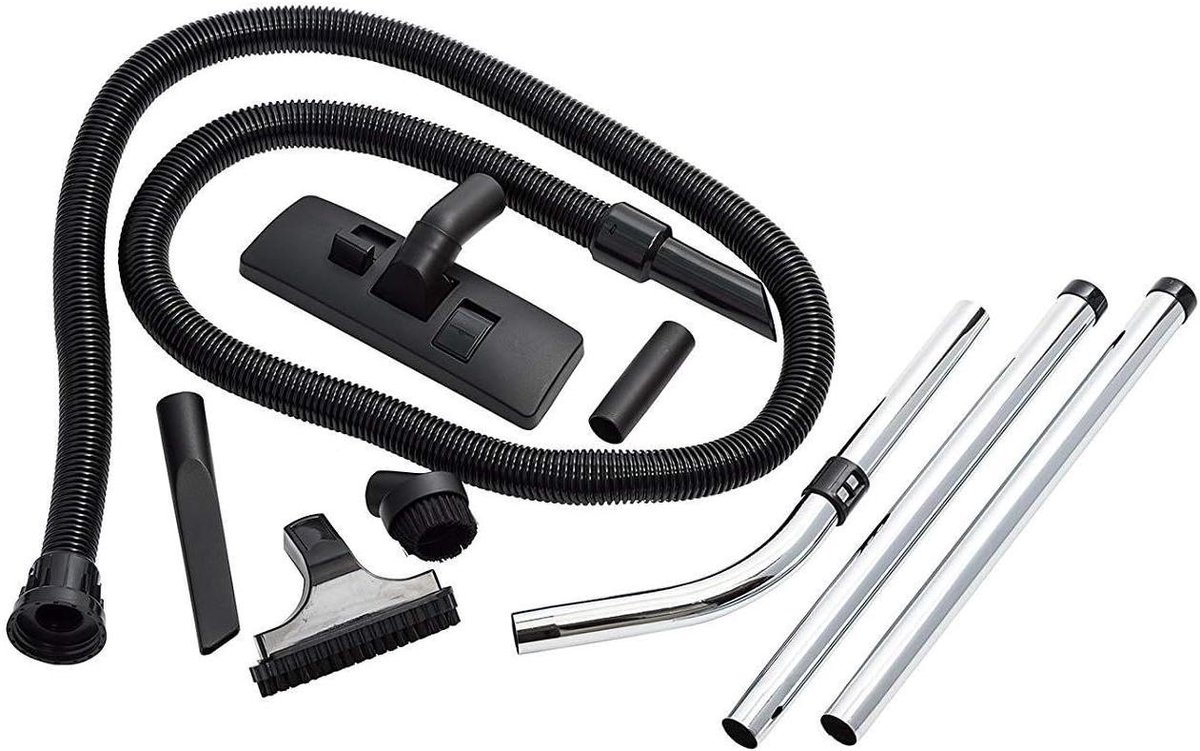 Stofzuiger Slang Set - Accessoireset Slang - Stofzuigen Thuis - 9 Delige Kit - 2.5 Meter - Zwart