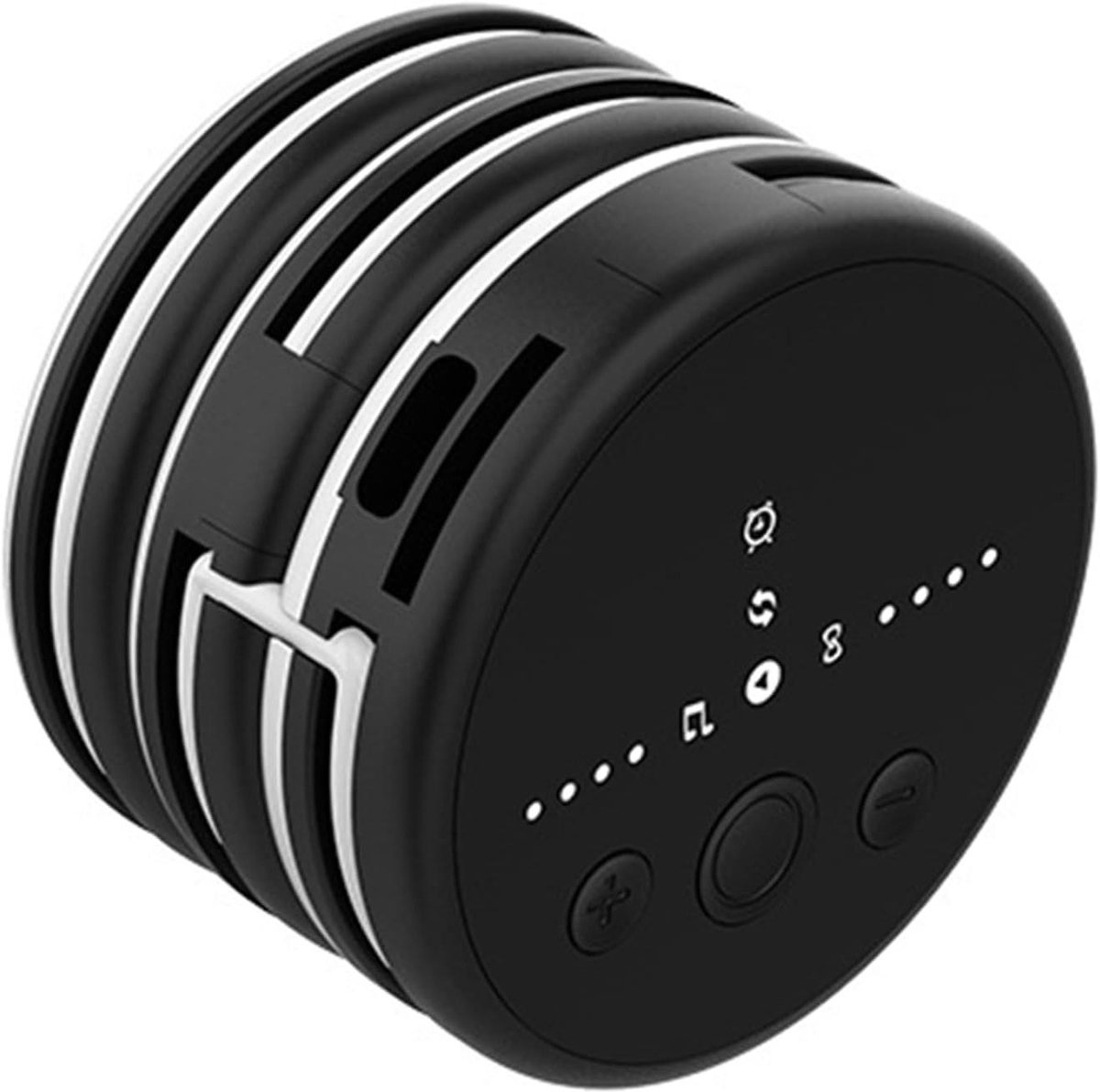 Muziekbox Botgeleiding - Draagbare Luidspreker - Ontspannen Slapen - Opvouwbaar Lichtgewicht - 8.5 x 6.2 x 4.2 cm - Zwart