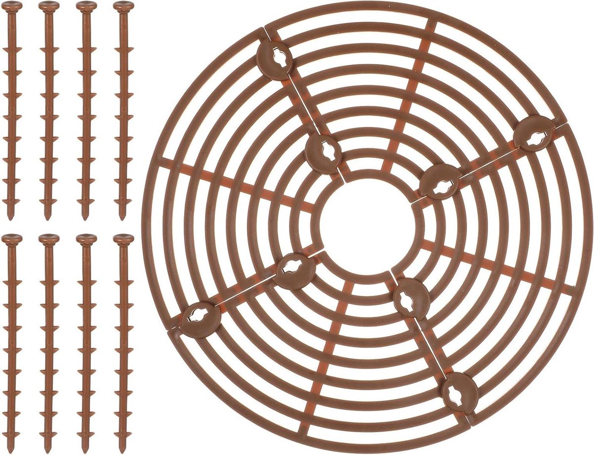 Bloempot Beschermhoes - Pot Deksel - Planten Beschermen - Huisdier Vriendelijk - 2 stuks 19 cm - Zwart