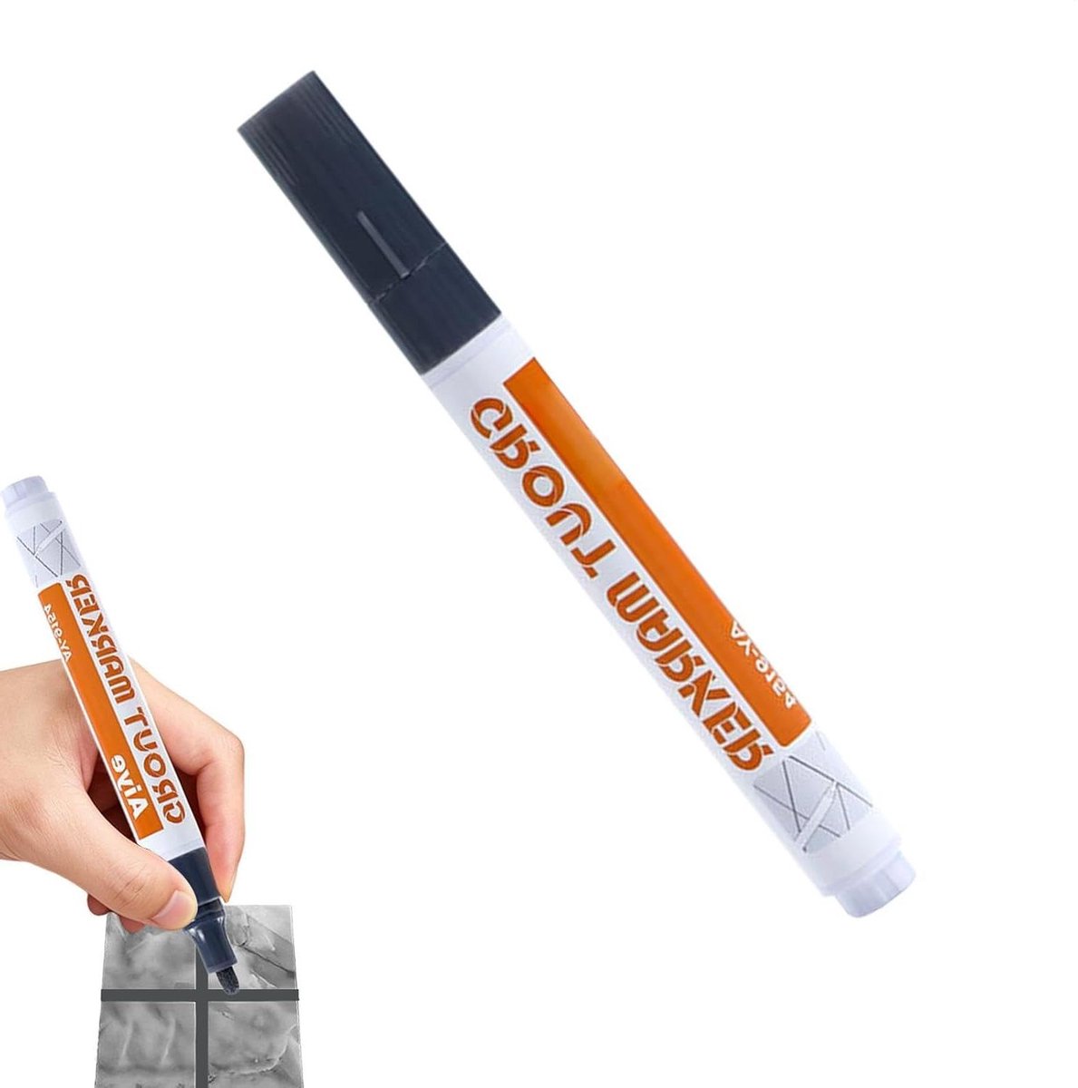 Zwarte Voegpen - Tegel Reparatie - Voegen Vernieuwen - Sneldrogend Waterdicht - 14 cm Lengte - Zwart
