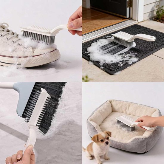 Voegenreiniger met Schraper - Multifunctionele Borstel - Schoonmaken van Kieren - Ergonomisch Anti-slip Handvat - 208 cm - Nog te bepalen — afbeelding 4