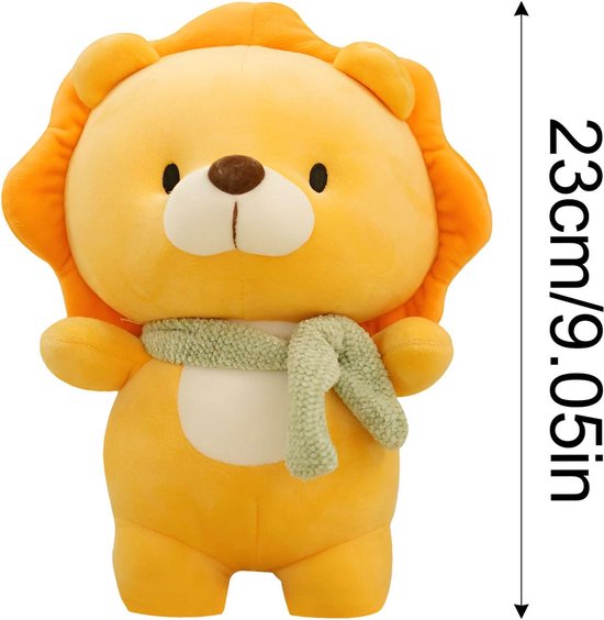 Leeuwenknuffel - Pluche leeuw - Kinderspeelgoed - Zacht PP-katoen - 23 cm - Leeuw — afbeelding 5